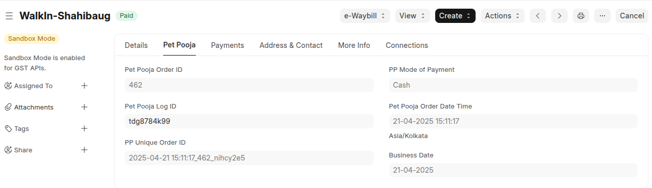 Sales Invoice